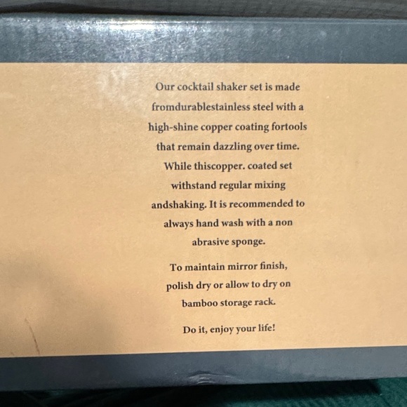 Cocktail Shaker Set. - Picture 4 of 5